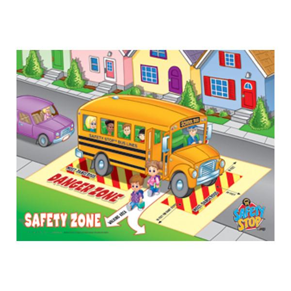 Poster 3D Lenticular Bus Safety Zone Mission Nutrition